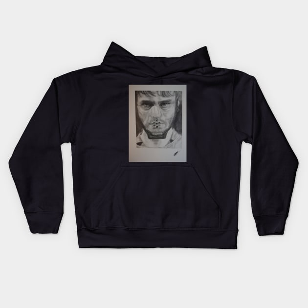 Will Graham Artwork Kids Hoodie by DebbKL